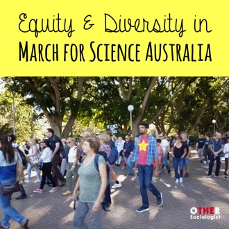 Australians protesters at the March for Science in Sydney